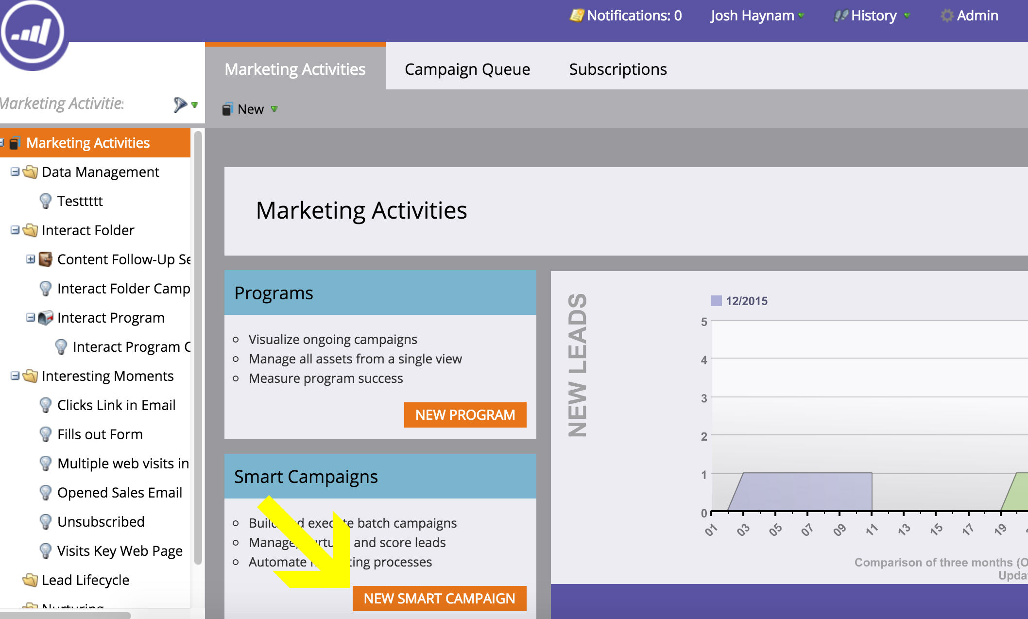 Set up Smart Campaigns in Marketo Based on Quiz Results « Interact